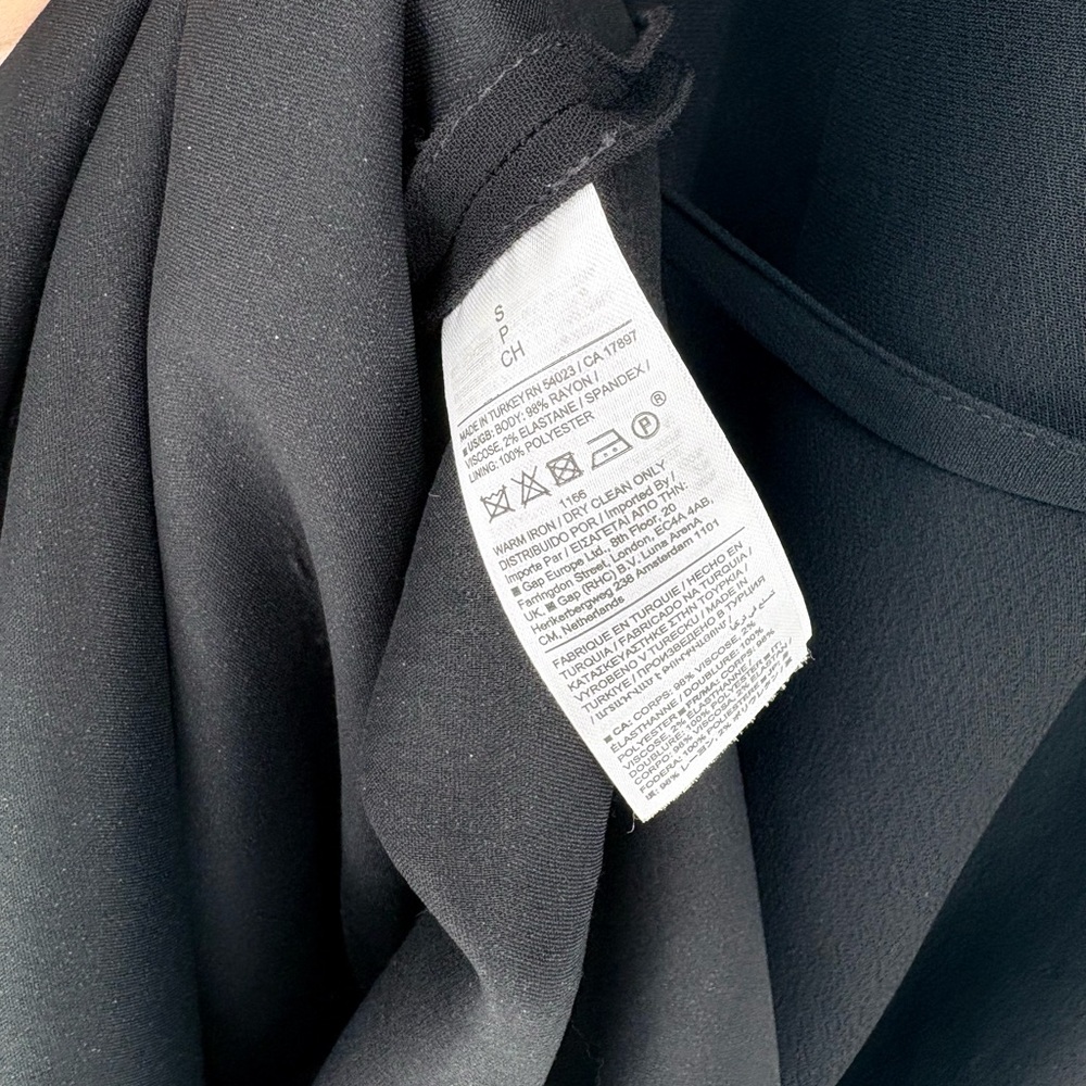 BANANA REPUBLIC CREPE MOCK-NECK MIDI DRESS - Picture 15 of 15